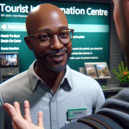 At the tourist information office