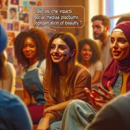 Redes sociales y belleza