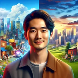 City life versus countryside life